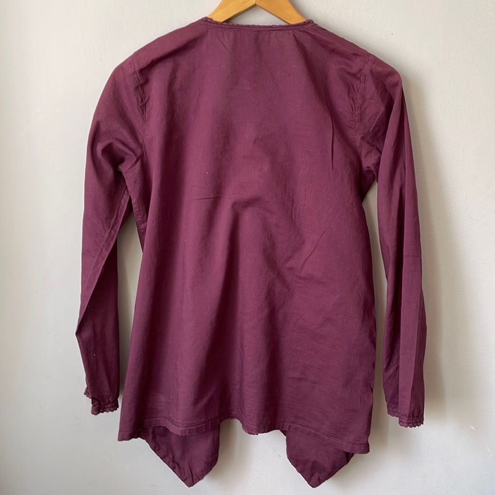 Johnny Was Embroidered Floral Tunic Top - Picture 5 of 8